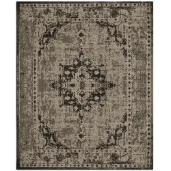 Karat Flachgewebter Teppich Vintage   Beige