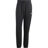 adidas AEROREADY Essentials Stanford Elastic Cuff Small LOGO Hose, schwarz L