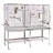Montana Vogelkäfig Madeira Double 165 x 56 x 158 cm hellgrau