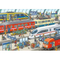 Trubel am Bahnhof