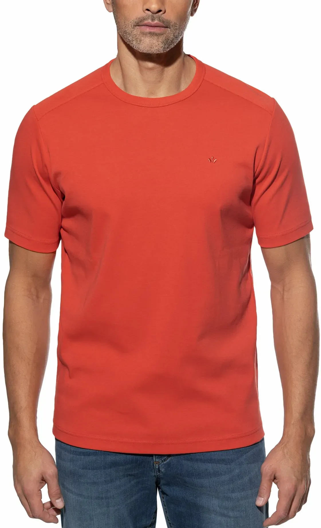 Walbusch Herren Das zu schade für drunter-Shirt Rot