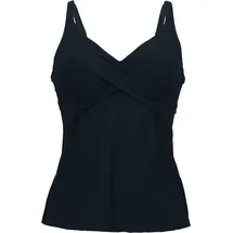 Rosa Faia Mix & Match Tankini-Top "Maily", V-Ausschnitt, Wickellook, für Damen, SCHWARZ, 42F