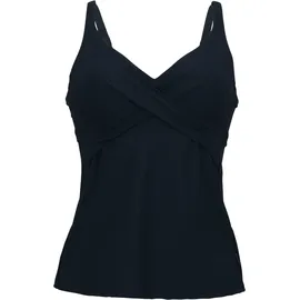 Rosa Faia Mix & Match Tankini-Top "Maily", V-Ausschnitt, Wickellook, für Damen, SCHWARZ, 42F