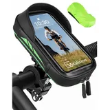 LuxusKollektion Smartphone-Halterung Handyhalterung Fahrrad Wasserdicht Schwarz-grün unter 7 Zoll bunt