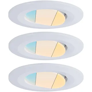 Paulmann LED Einbauleuchte Calla weiß matt 3 x 5,5 W schwenkbar 3er Set