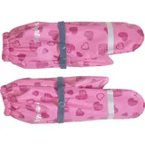 Playshoes Matschhandschuh mit Fleece-Futter Herzchen Pink 2