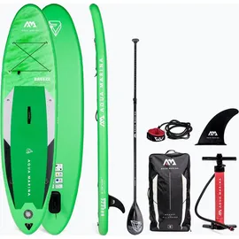 Aqua Marina SUP Board Set Breeze 300 x 76 x 12 cm grün