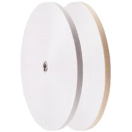 Nobily 50m Rolladengurt auf Rolle | Farbe: Grau, | 14/15 mm | Gurt Rolladen Rollladen Band Rollladengurt Rolladenband Rollladenband Rolloband - Grau