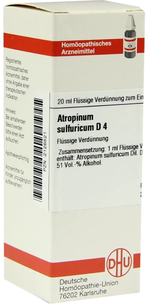 Atropinum Sulf D 4 20 ML