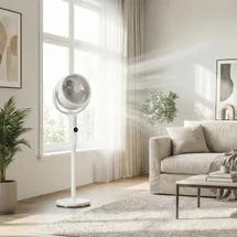 Songmics TV35 80 cm Standventilator Weiß