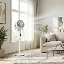 Songmics TV35 80 cm Standventilator Weiß