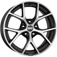 BBS BBS, SR, 8x17 ET42 5x112 82, vulcano grau diamantgedreht