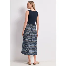 STREET ONE Midikleid mit allover Print Blau 42
