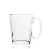 emeco Latte-Macchiato-Tasse 6 Latte Macchiato Gläser 300ml mit Henkel Kaffeegläser Klar Viv-28, Glas