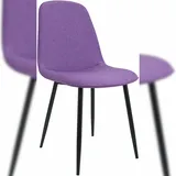 CLP Esszimmerstuhl Maryam, lila/Stoff
