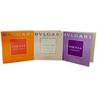 Bvlgari Omnia Amethyste + Crystalline + Indian Garnet 3x 1,5 ml Parfum Proben