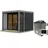 Anthrazit/Graualuminium inkl. 9 kW Ofen + ext. Steuerung