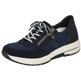 RIEKER Damen Sneaker N8451-14 blau Gr. 36