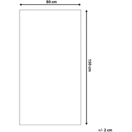 Beliani Kinderteppich Blau 80 x 150 cm