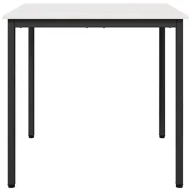vidaXL Esstisch 80 x 75 x 80 cm weiß