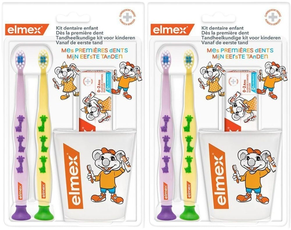 Elmex® Kit Dentaire Enfant 'Mes Premières Dents' 0 - 3 ans 2x1 pc(s)