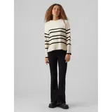 Vero Moda Pullover 'Saba' - Beige,Schwarz - XL