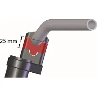 Highsider Distanz-Bock Set 25 mm Schwarz