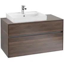 Villeroy & Boch Collaro Waschbeckenunterschrank 100 x 55 cm Arizona Oak