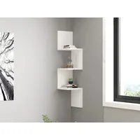 HANAH Home Wandregal 105,4 x 25 x 25 cm Weiß