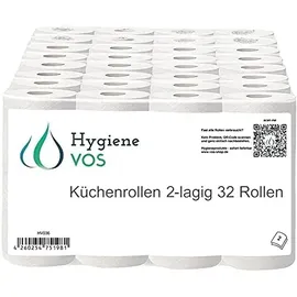 Hygiene Vos 32 Küchenrollen 2-lagig 32 Rollen