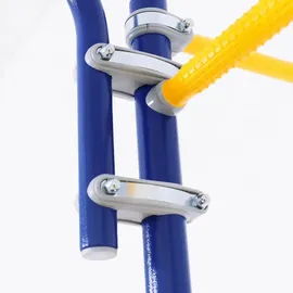 JEFlex Sprossenwand ClimbMaxx M2 blau-gelb - Blau/Gelb