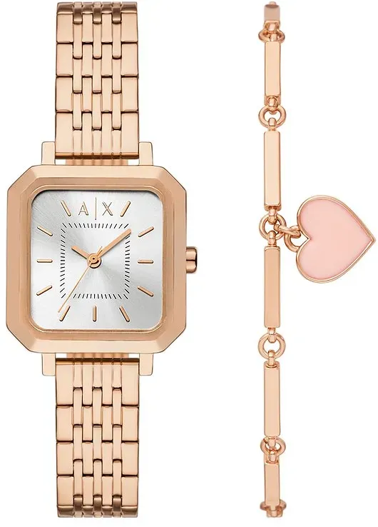 Armani Exchange Uhren-Set AX7164SET - roségold