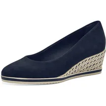 TAMARIS Da.-Pumps für Damen, blau, 39 EU