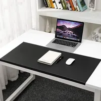 Schreibtischunterlage 90 x 50 cm Leder mit Kantenschutz gewinkelt / 90° abgewinkelt für Büro Hause Office Laptop PC Pad,Rutschfeste Weichem Leder