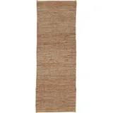 carpetfine »Nala Juteteppich Naturfaser«, rechteckig, 9 mm Höhe, wendbar, aus 100% Jute, in vielen Größen und Formen, quadratisch, rund beige 80x500 cm | Moderner Teppich für Wohn- Schlafzimmer