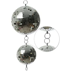 Spiegelkugel 30cm silber Discokugel für Werbe-Dekozwecke Schaufenster