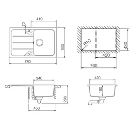 Schock Formhaus D-100S Einbau Croma + Excenterbetätigung