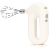 TOPINCN Elektrischer Handmixer, USB Wiederaufladbarer Elektrischer Schneebesen Kabelloser Handmixer 4-Stufen-Einstellung Elektrischer Schneebesen Handmilchaufschäumer Handschaumbereiter (Weiß)