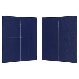 vidaXL Seitenwand für Party Zelt 2 Stück 2,00 x 1,95 m Blau
