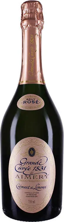 Sieur d ́Arques  1531 Cremant Aimery Grande Cuvée de Limoux Brut Rosé AOP  Frankreich