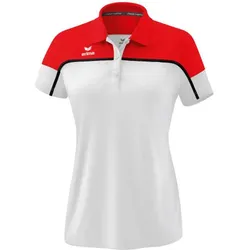 ERIMA Damen Polo CHANGE poloshirt function, white/red/black, 40