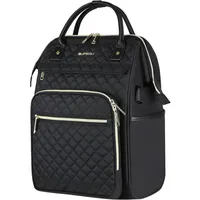 Luxuskollektion Damen Schwarz USB-Anschluss RFID Schutz 17 Zoll