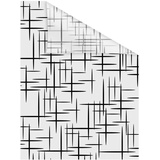 Lichtblick Fensterfolie Schwarz Weiß B/L: ca. 50x100 cm (B x L)