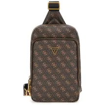 GUESS Rucksack Milano Crossover P Brown Ochre Braun Herren