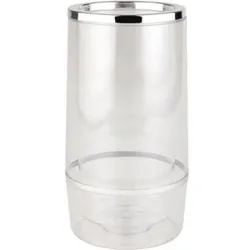 Flaschenkühler 36032 12x23cm Kunststoff transparent - transparent