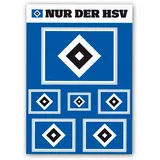 Hamburger SV HSV Aufkleber-Set Raute