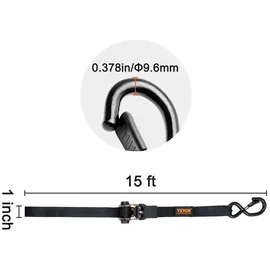 Vevor Spanngurte 4er-Set 0,025 x 4,6 m 998 kg