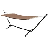 AMANKA Hängematte Ibiza mit Gestell Portofino in braun | Gr.: onesize