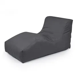 OutBaG Sitzsack Wave Polyester Grau Anthrazit