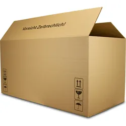 Paket.ag Karton 120 x 60 x 60 cm mit Höhenriller - Faltkarton, Versandkarton, Kartonage, Verpackung DHL Karton 1200 x 600 x 600 mm